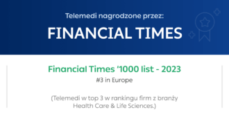 Telemedi w top 3 ranking firm z branży Health Care & Life Sciences według Financial Times